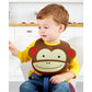 Skip Hop Zoo Fold & Go Silicone Bib || Fashion-Monkey || 6months to 36months - Toys4All.in