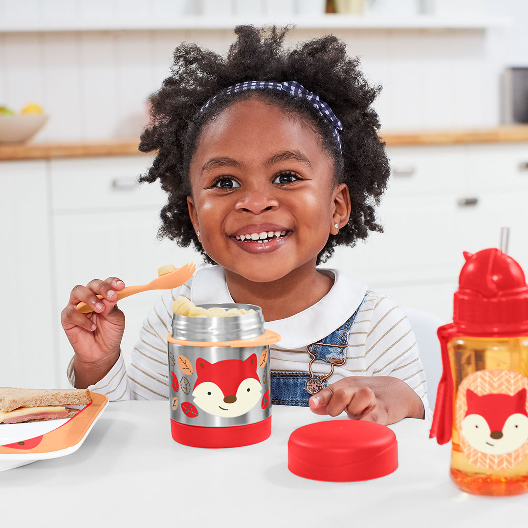 Skip Hop Zoo Insulated Little Kid Food Jar || Fashion-Fox || 3years to 6years - Toys4All.in