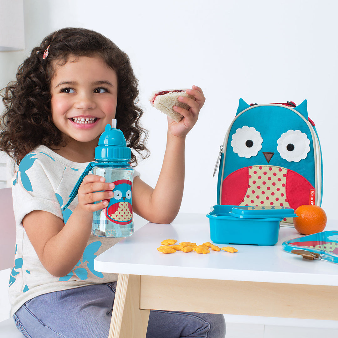 Skip Hop Zoo Straw Bottle Sipper Owl (18Months to 36Months) - Toys4All.in