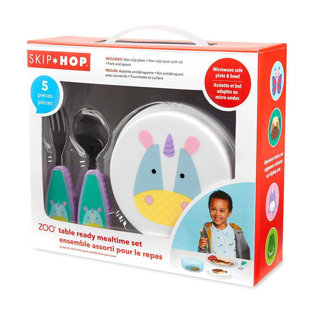 Skip Hop Zoo Table Ready Mealtime Set Unicorn(6Months to 36Months) - Toys4All.in