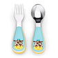 Skip Hop Zoo Utensils Fork & Spoon Giraffe (3Months to 36Months) - Toys4All.in