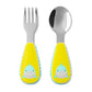 Skip Hop Zoo Utensils Fork & Spoon Shark (3Months to 36Months) - Toys4All.in