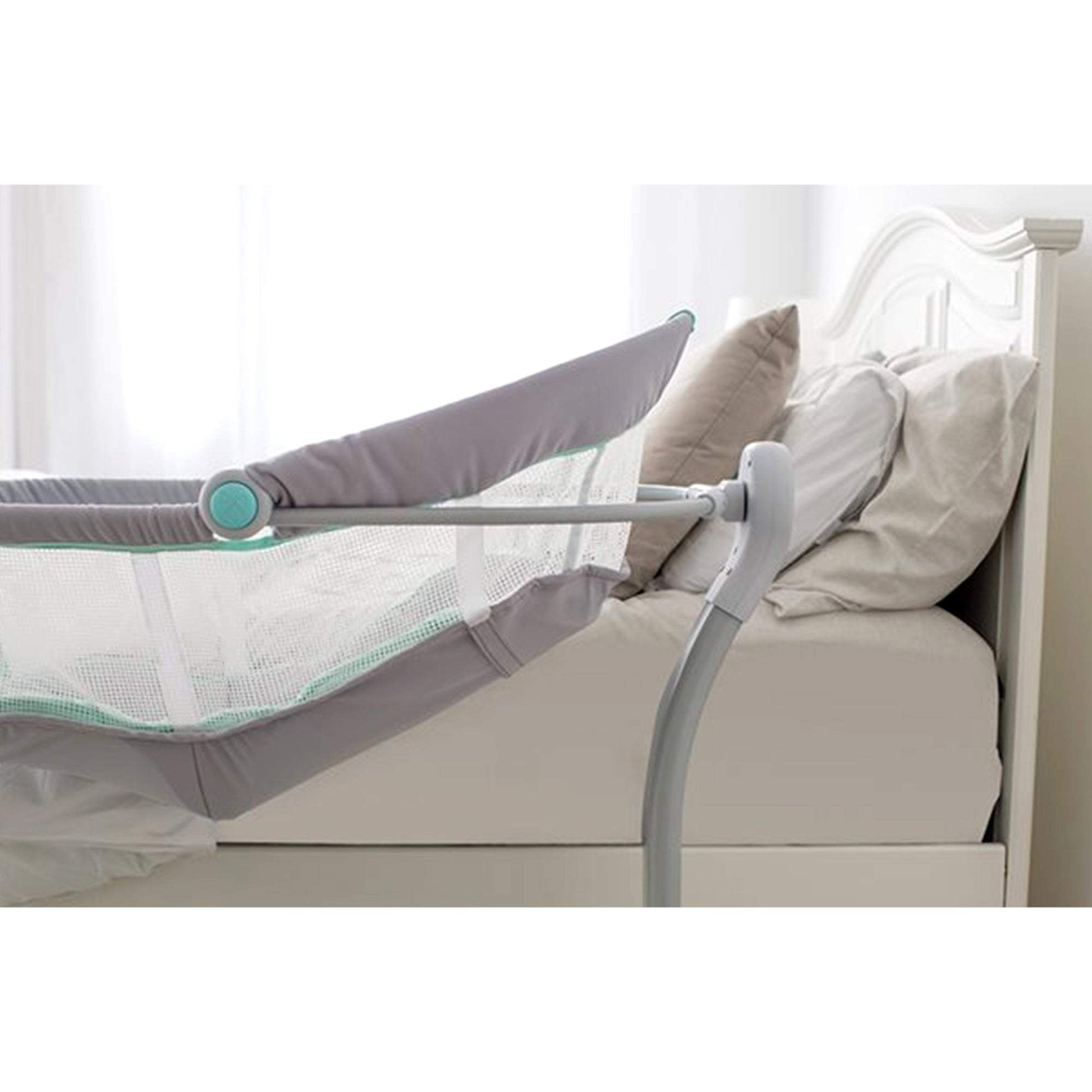 Summer Infant By Your Bed Bassinet || Fashion-Grey || Used for Birth+ To 6months - Toys4All.in