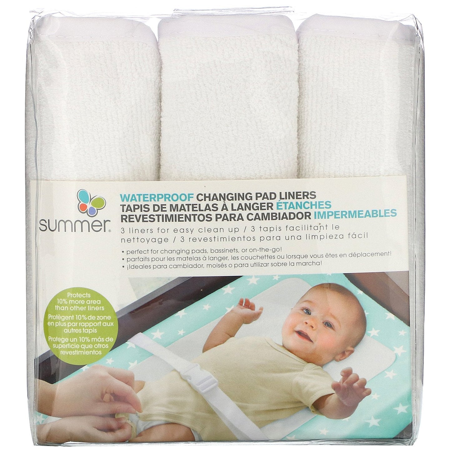 Summer Infant Change Pad Liners || Used for Birth+ to 24months - Toys4All.in