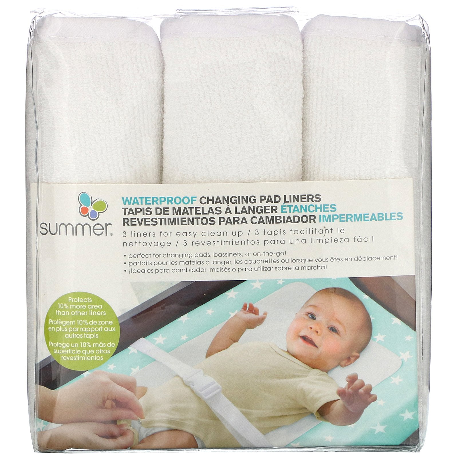 Summer Infant Change Pad Liners || Used for Birth+ to 24months - Toys4All.in