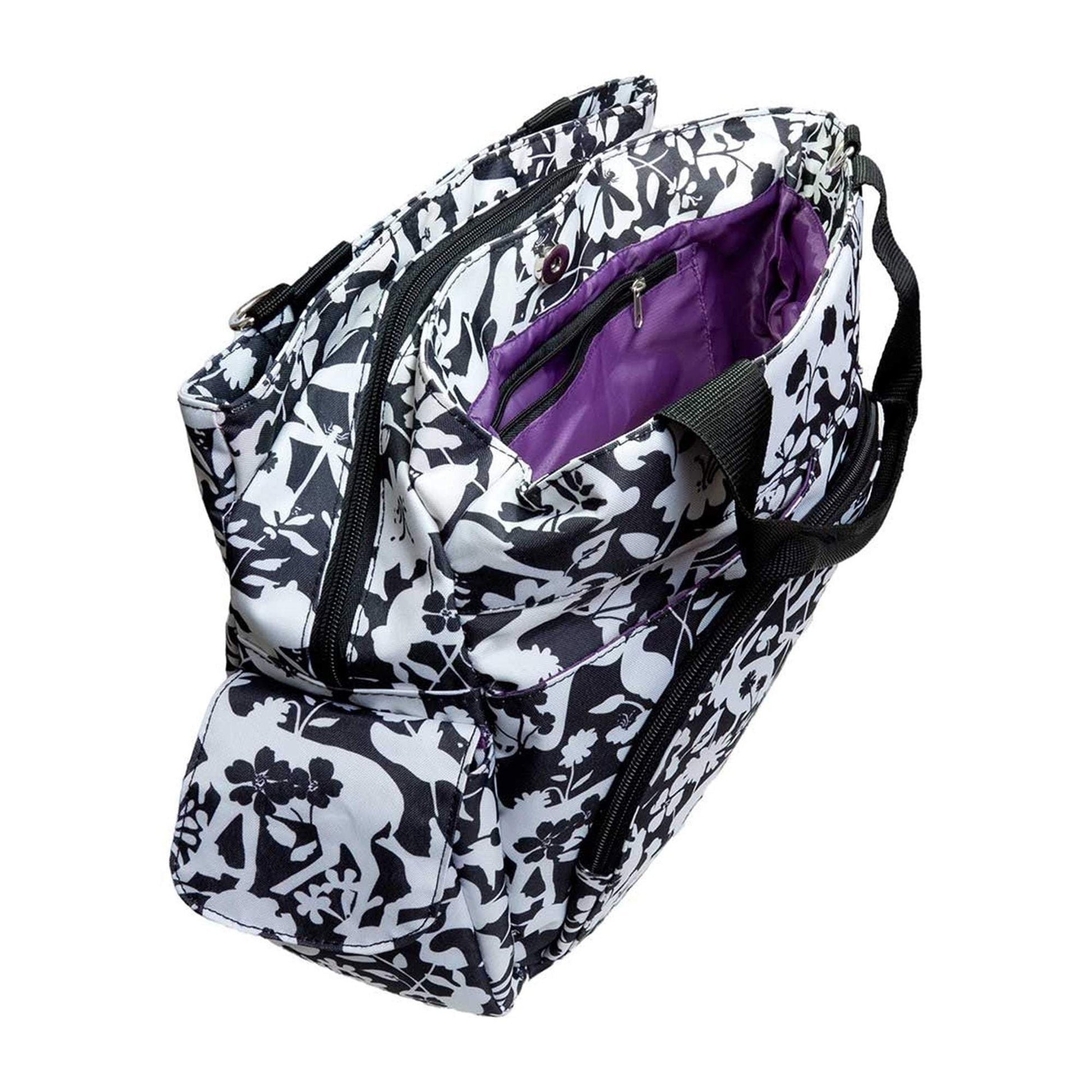 Summer Infant Easton Tote Diaper Bags  Black & White || Birth+ to 24months - Toys4All.in
