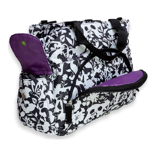 Summer Infant Easton Tote Diaper Bags  Black & White || Birth+ to 24months - Toys4All.in