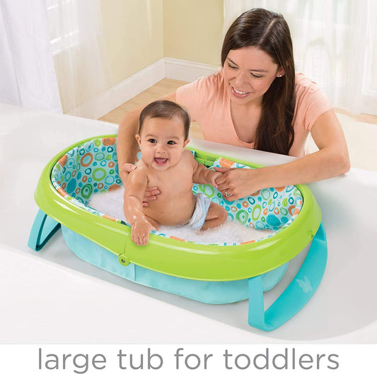 Summer Infant Easystore Comfort Bath Tub Neutral || Birth+ to 12months - Toys4All.in