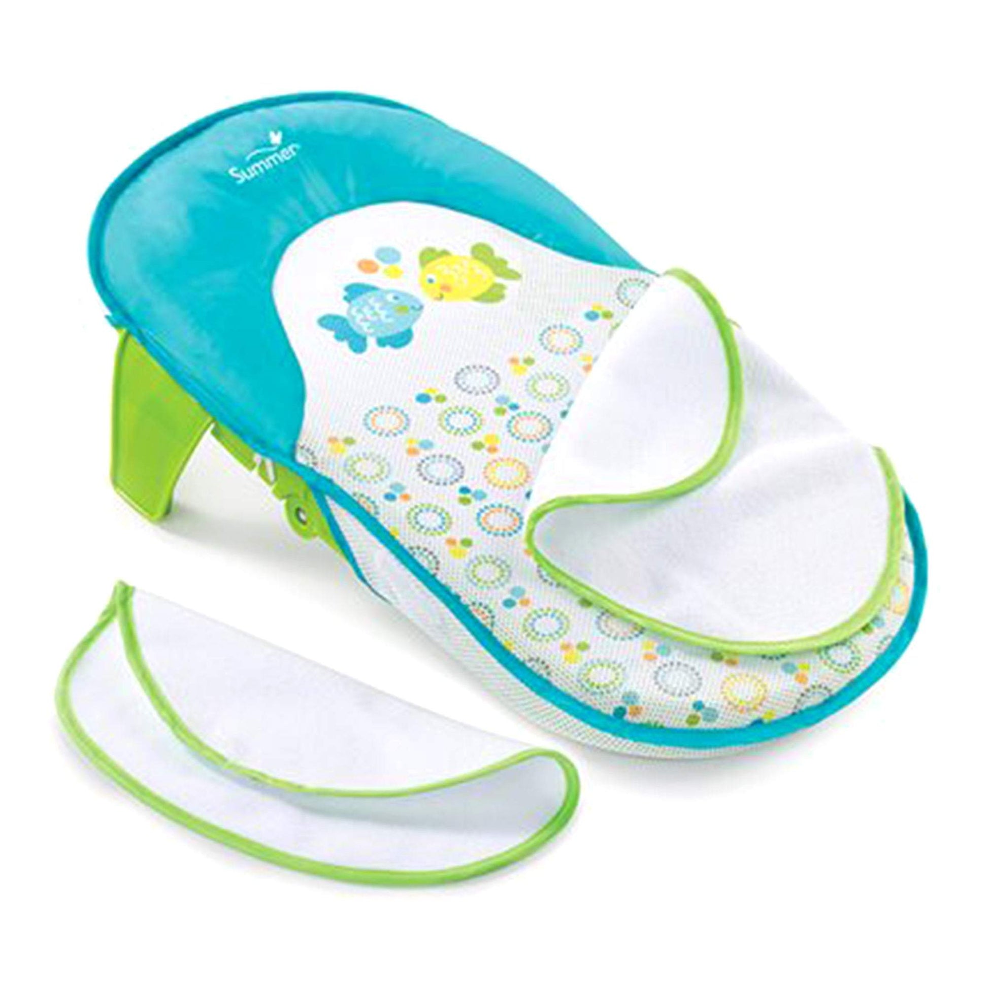 Summer Infant Folding Bath Sling With Warming Wings Green || Birth+ to 9months - Toys4All.in