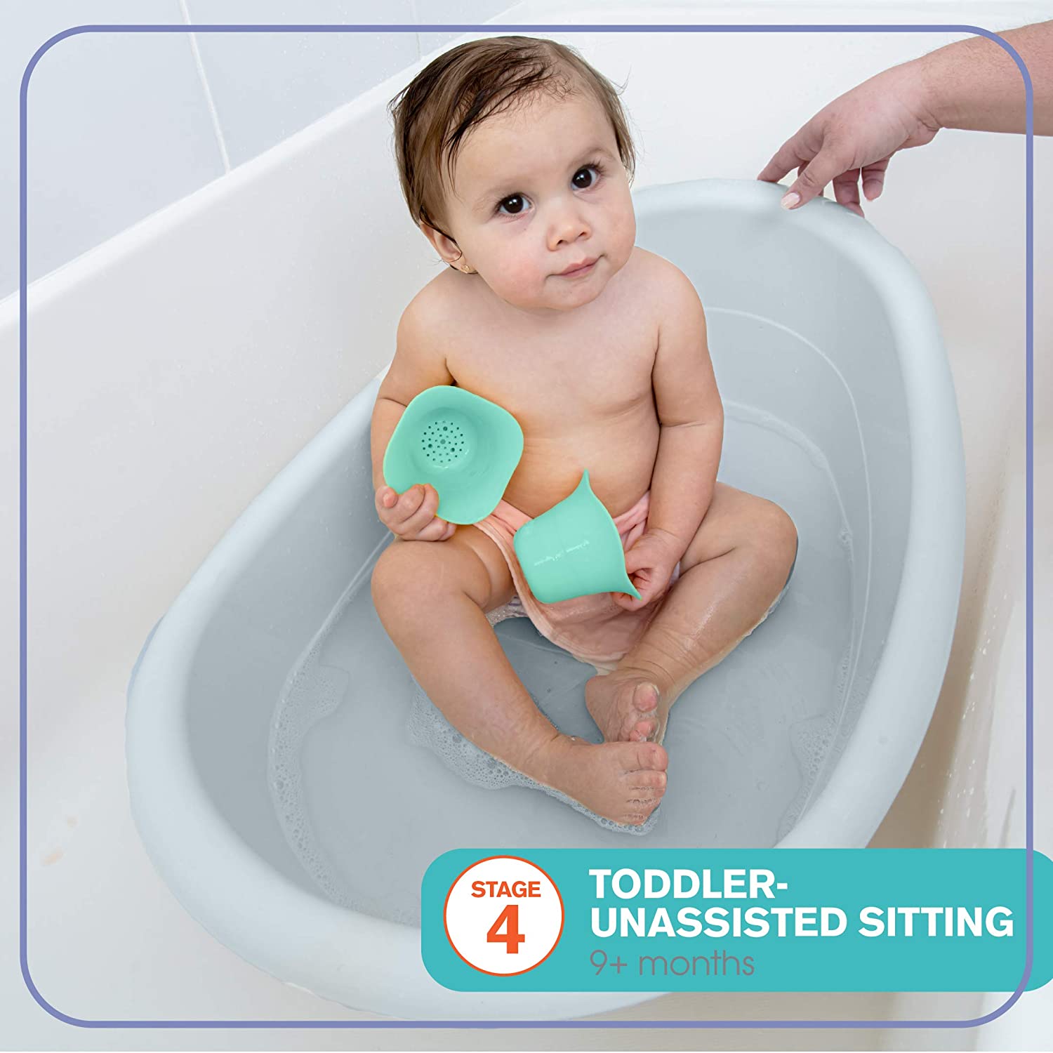 Summer Infant Gentle Support Multi-Stage Bath Tub || Birth+ to 24months - Toys4All.in