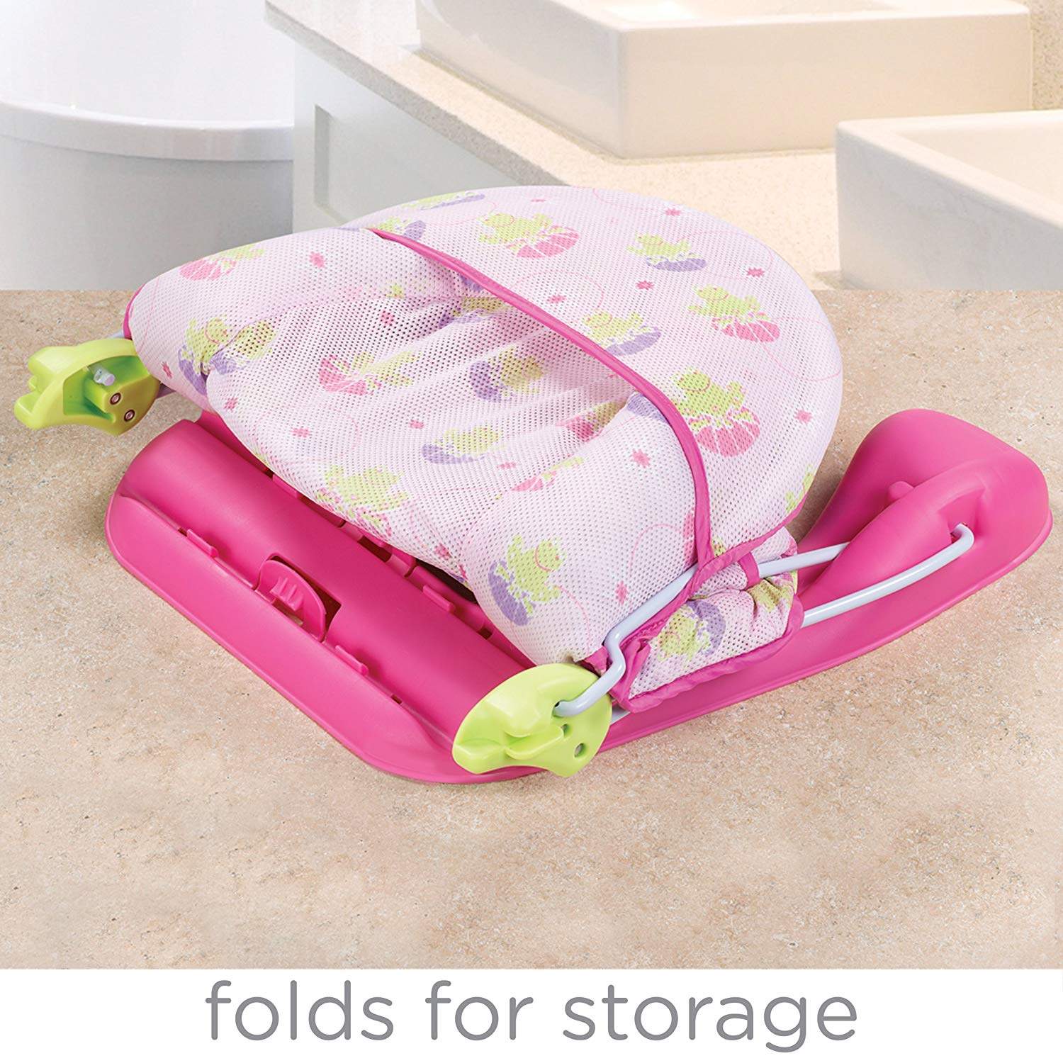 Summer Infant Large Baby Bather Hip Hop Frog || Birth+ to 12months - Toys4All.in