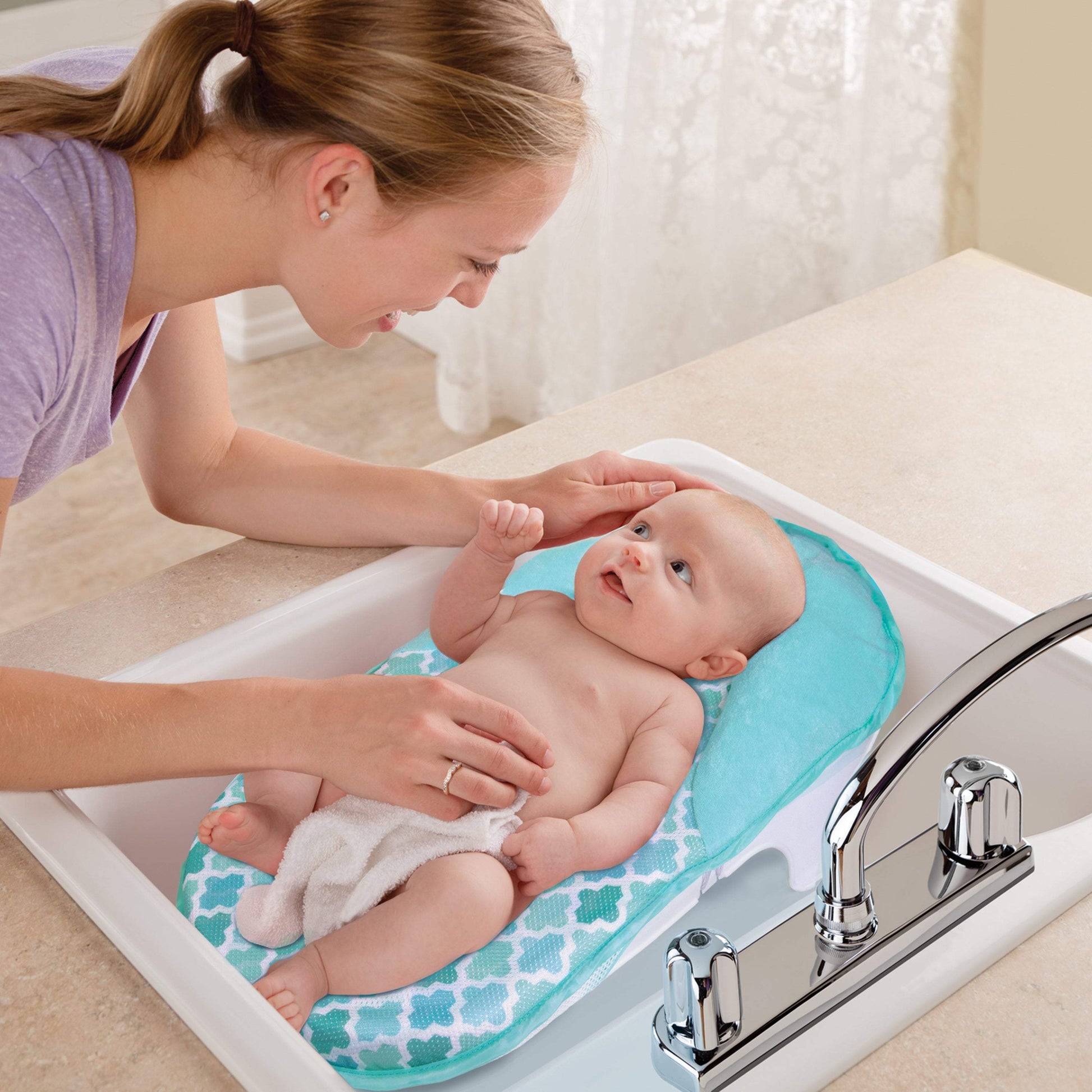 Summer Infant Lil Luxuries Refresh Bath Tub Birth+ 24M) || Birth+ to 12months - Toys4All.in