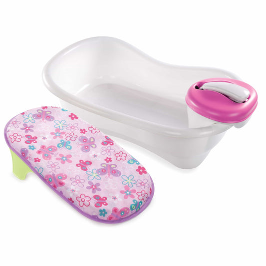 Summer Infant Pink Newborn-To-Toddler Bath Center & Shower || || Birth+ to 12months || Distress Box - Toys4All.in