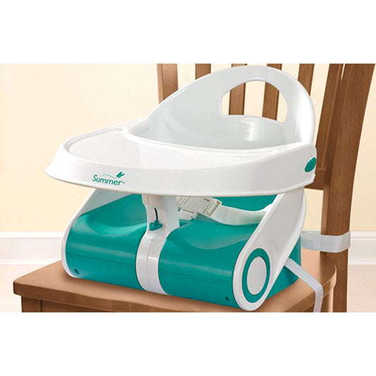 Summer Infant Sit 'N Style Fold Up Booster (1L) Teal & White - Toys4All.in