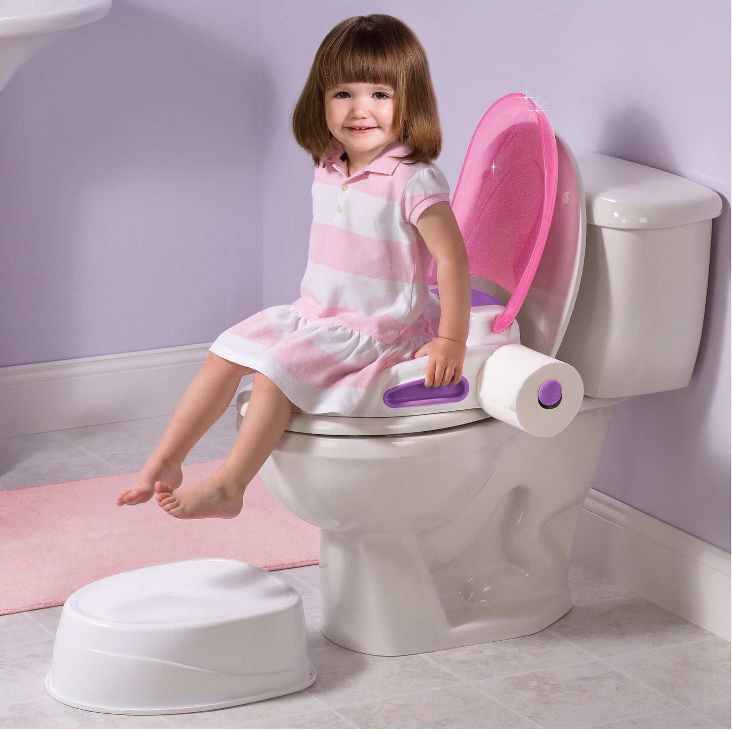 Summer Infant Step By Step Potty 1L Pink || Birth+ to 12months - Toys4All.in