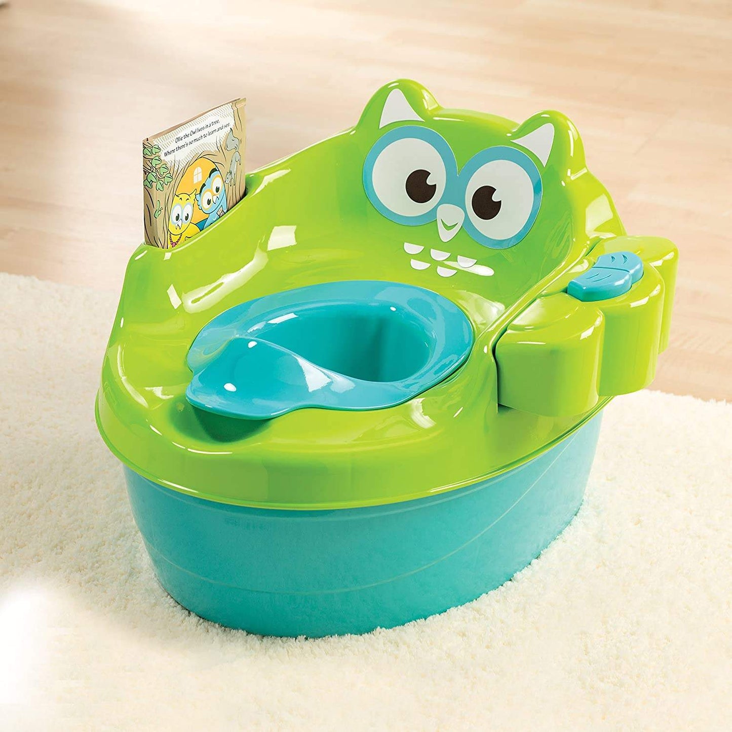 Summer Infant Story Time Potty Owl Green & Blue (18M to 36M) | Distress Box - Toys4All.in