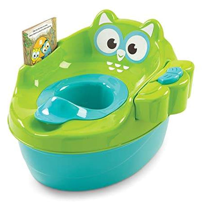 Summer Infant Story Time Potty Owl Green & Blue (18M to 36M) | Distress Box - Toys4All.in