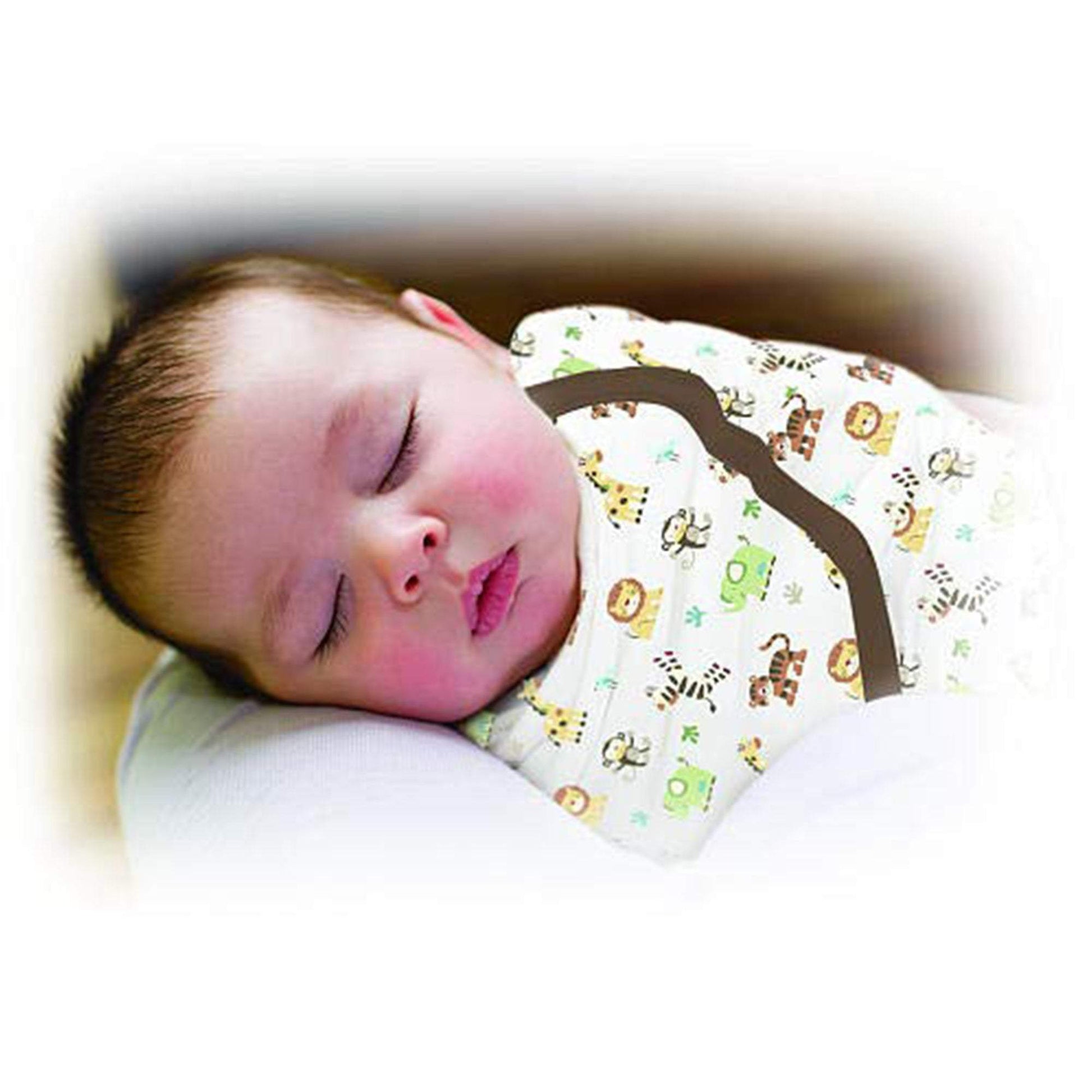 Summer Infant Swaddleme Sm 1 Pk Swaddle Jungle || Birth+ to 12months - Toys4All.in