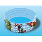 Marvel Avengers Inflatable Swimming Pool for Kids, 3 Rings Kiddie Pool for Toddlers Infant Baby for Backyard Indoor Outdoor Pool Party Games || 3-8 Years - Toys4All.in