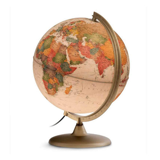 Tecnodidattica Discovery Illuminated & Revolving Globe Antique Style 5M To 4Y - Toys4All.in