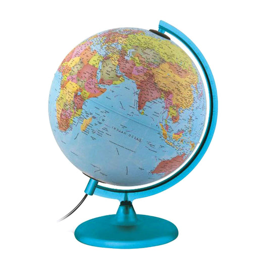 Tecnodidattica Night & Day Illuminated & Revolving Globe Blue 5M To 4Y - Toys4All.in