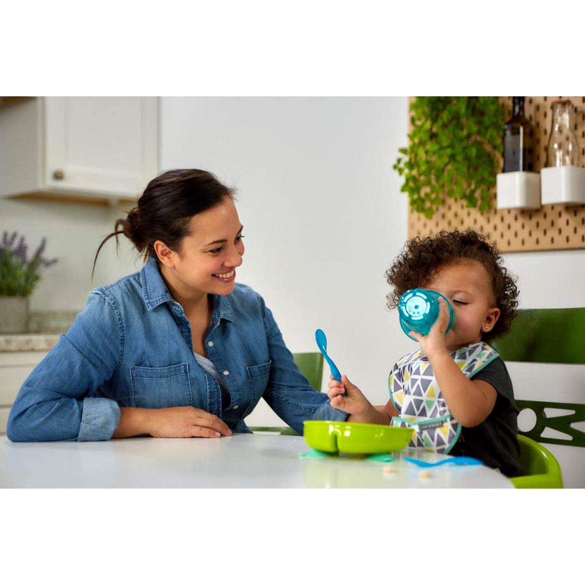 The First Years Multicolor 16 Pcs Take & Toss Toddler Flatware || 9months to 36months - Toys4All.in