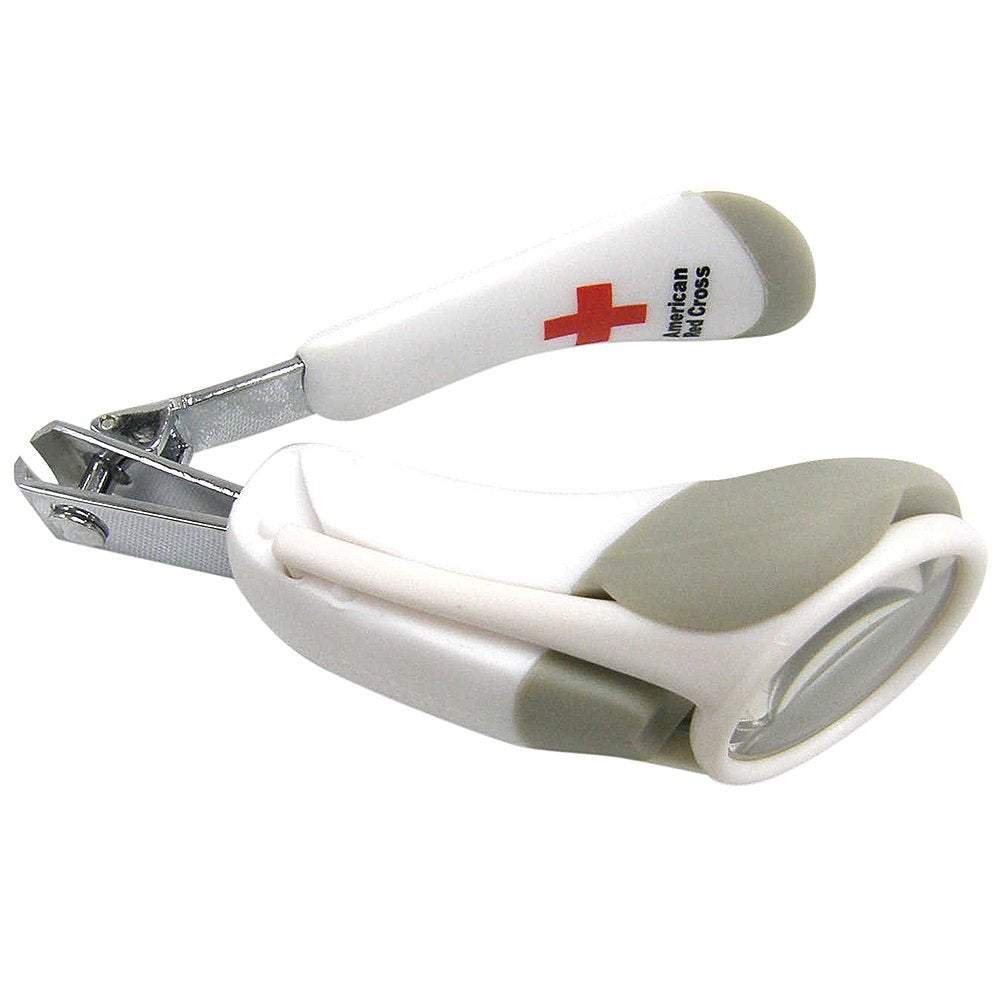 The First Years Nail Clipper W/ Magnifier White & Grey || Birth+ to 12months - Toys4All.in