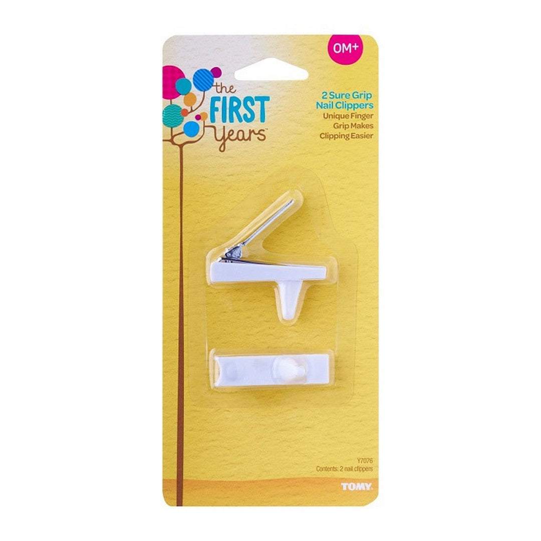 The First Years Sure Grip Nail Clippers Pk-2 White || Birth+ to 36months - Toys4All.in