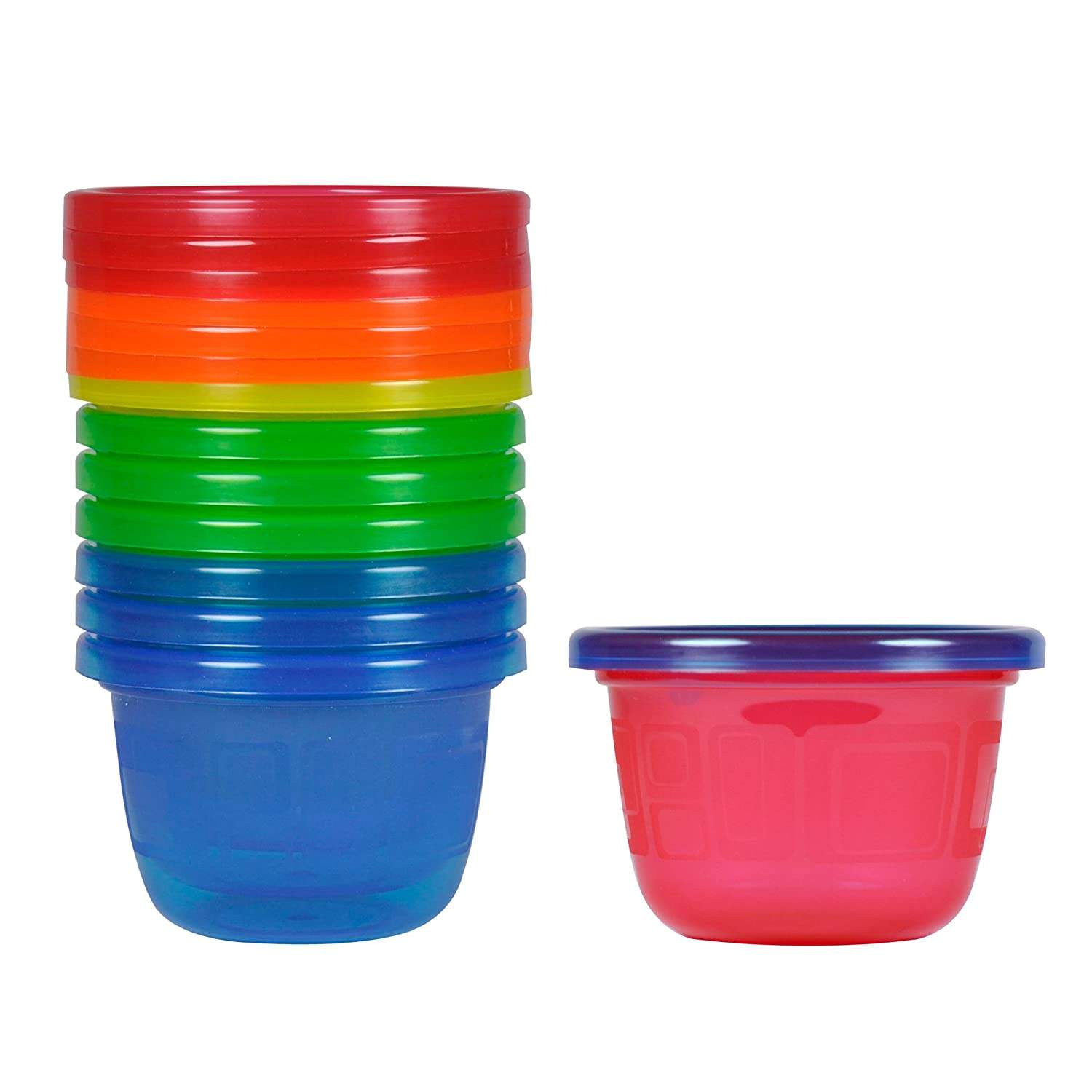 The First Years Take & Toss Snack Cups 4.5 Oz, 7 Pk Multicolor || 6months to 24months - Toys4All.in