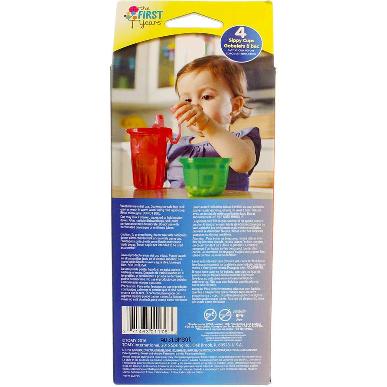 The First Years Take & Toss Spill-Proof Cups 10 Oz. 5 Pk. Multicolor || 9months to 36months - Toys4All.in