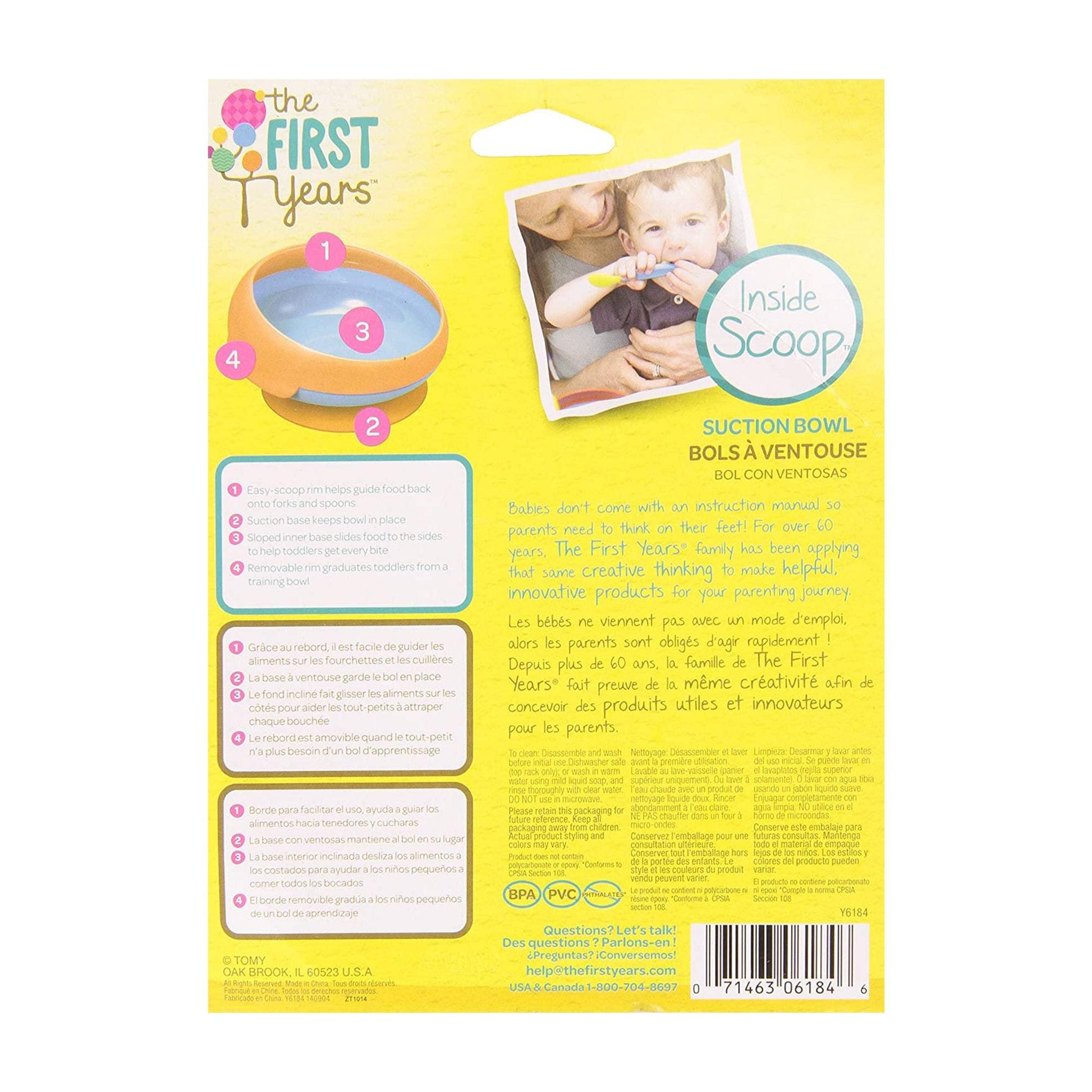 The First Years Toddler Suction Bowl 1Pk Green || 12months To 36months - Toys4All.in
