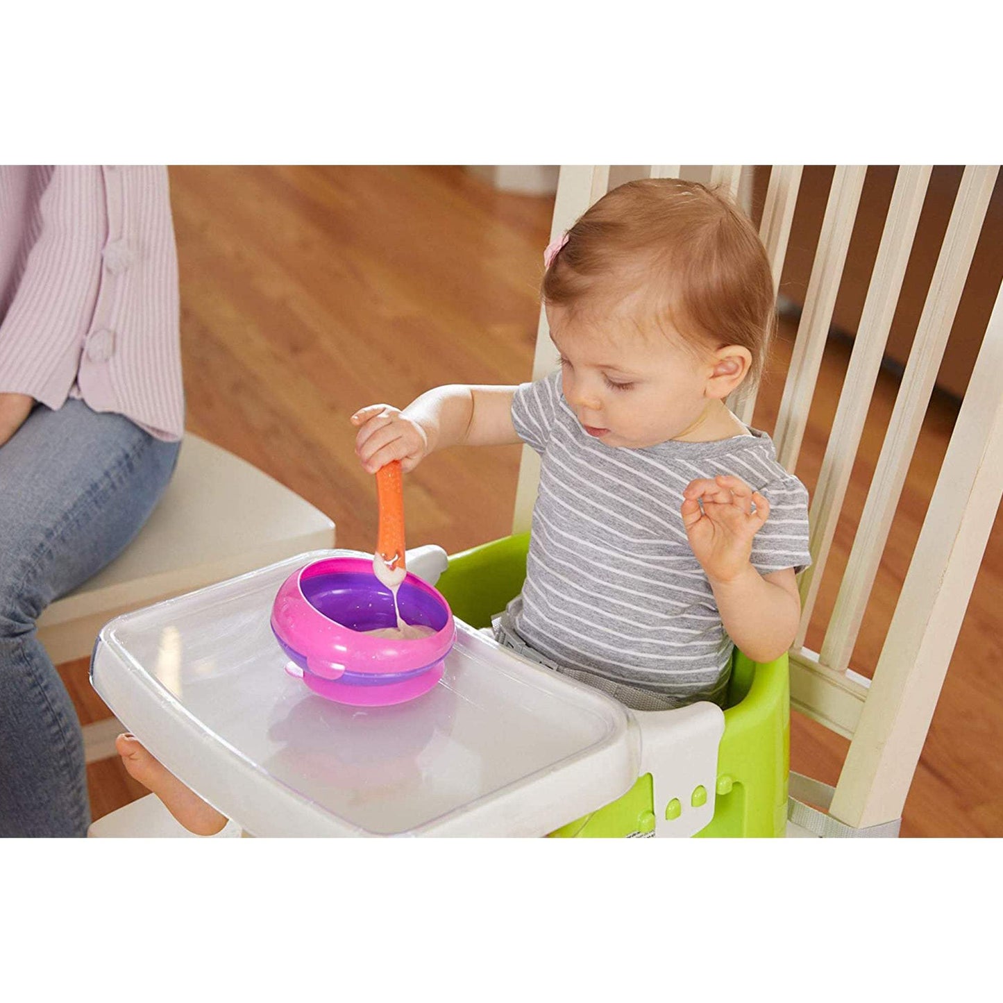 The First Years Toddler Suction Bowl 1Pk Green || 12months To 36months - Toys4All.in