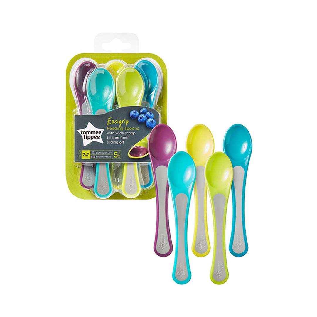 Tommee Tippee 5X Feeding Spoons Multicolor 7M To 14M - Toys4All.in