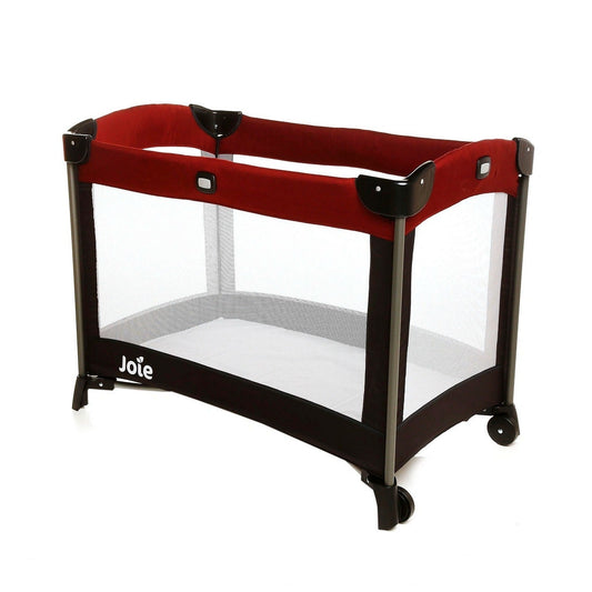 Joie Playard Kubbie (Birth to 36 Months) Black & Red-Distressed