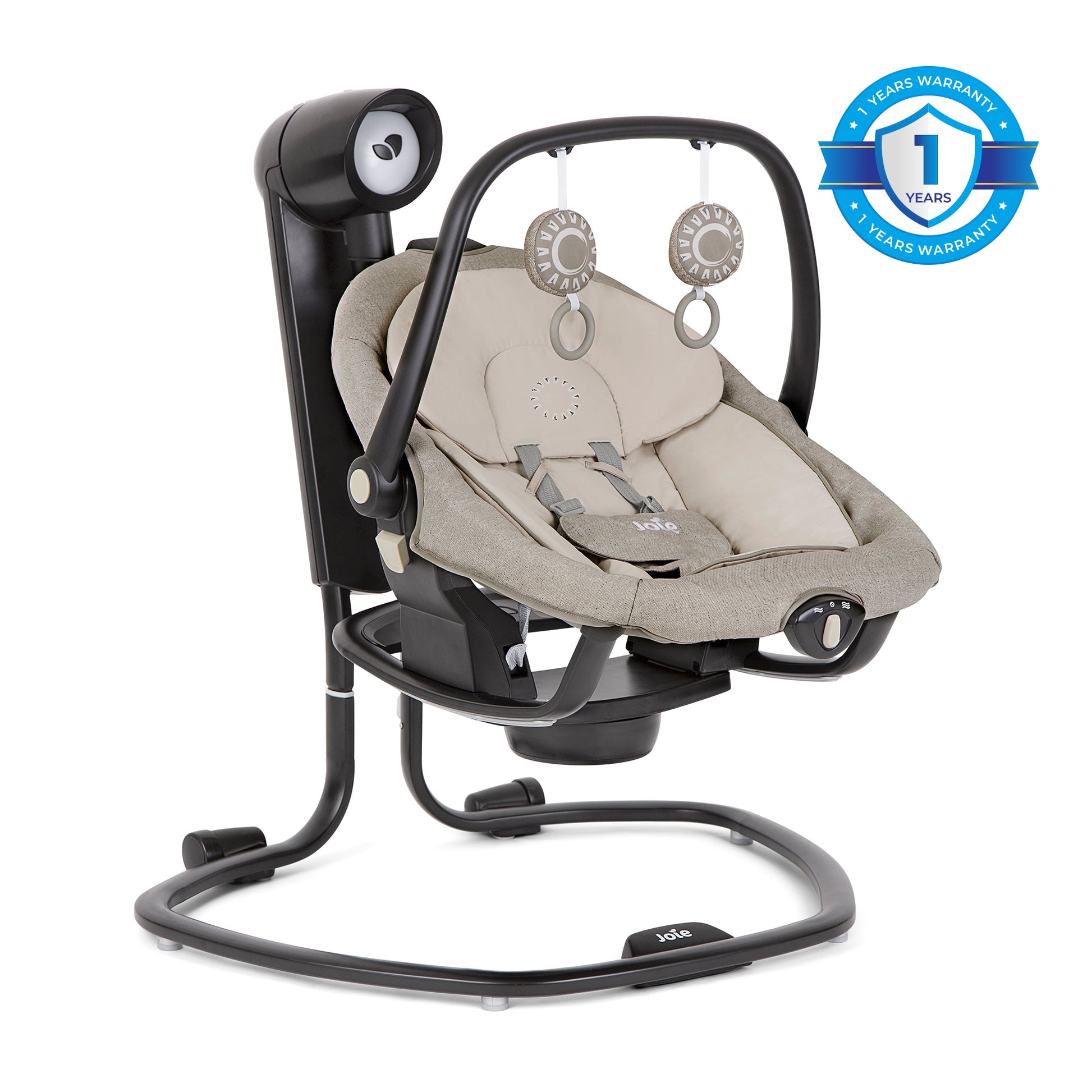 Joie Serina 2in1 Swing || Fashion-Speckled || Birth+ to 9months - Toys4All.in