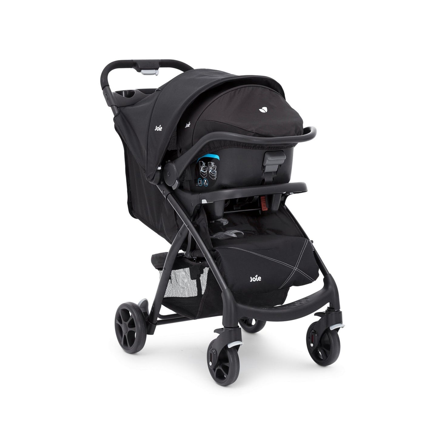 Joie Muze Lx Ts W/Juva Stroller - Fashion Universal Black - Birth+ to 48months